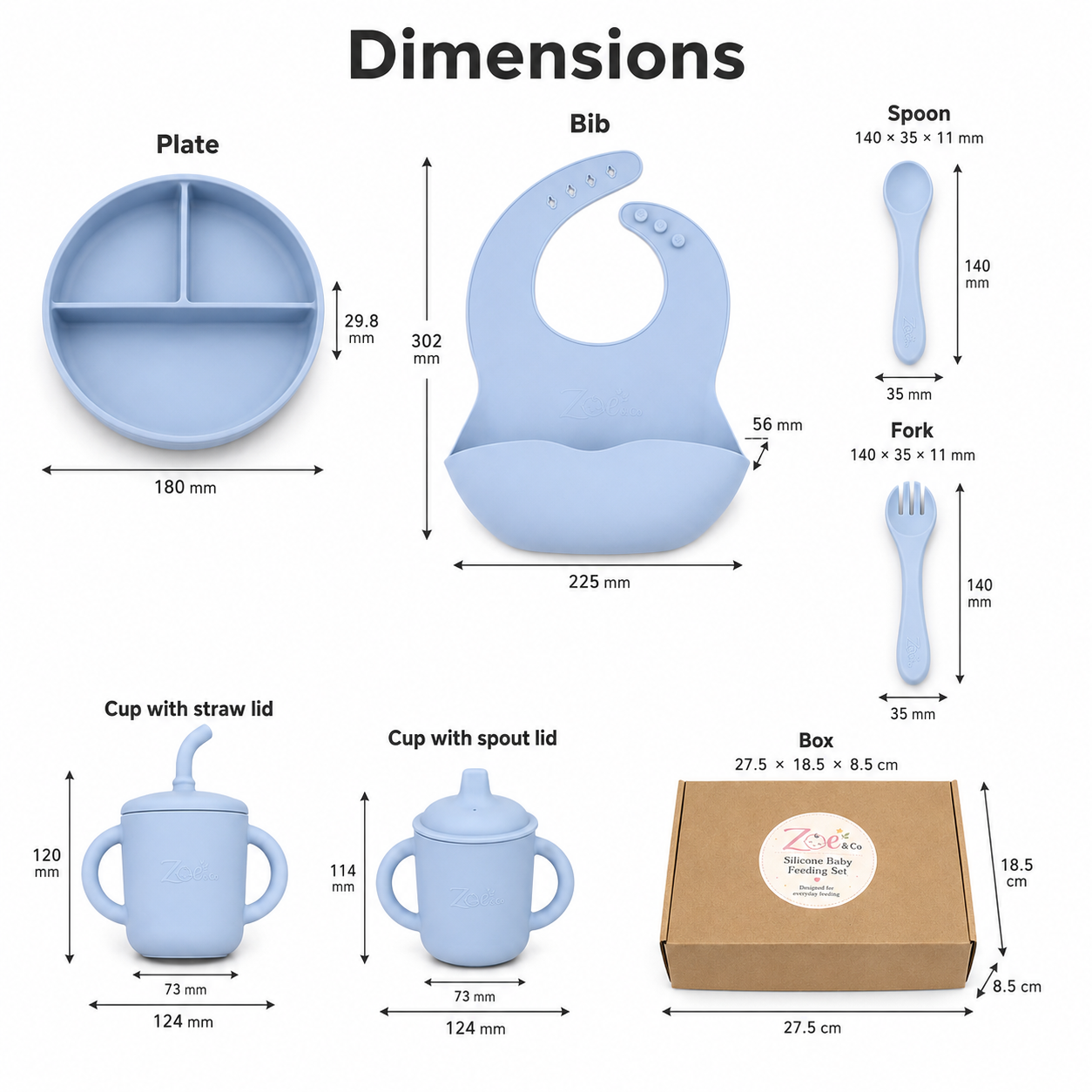 Powder Blue Cool, calm and endlessly gentle