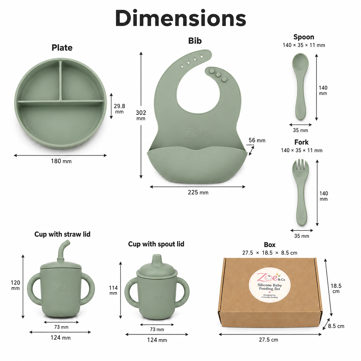 Sage Earthy green, our best-seller